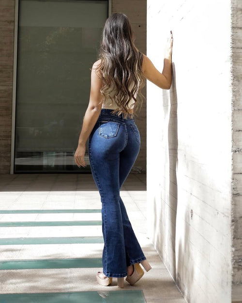 FLARED EVALUNA BLUE EMPO