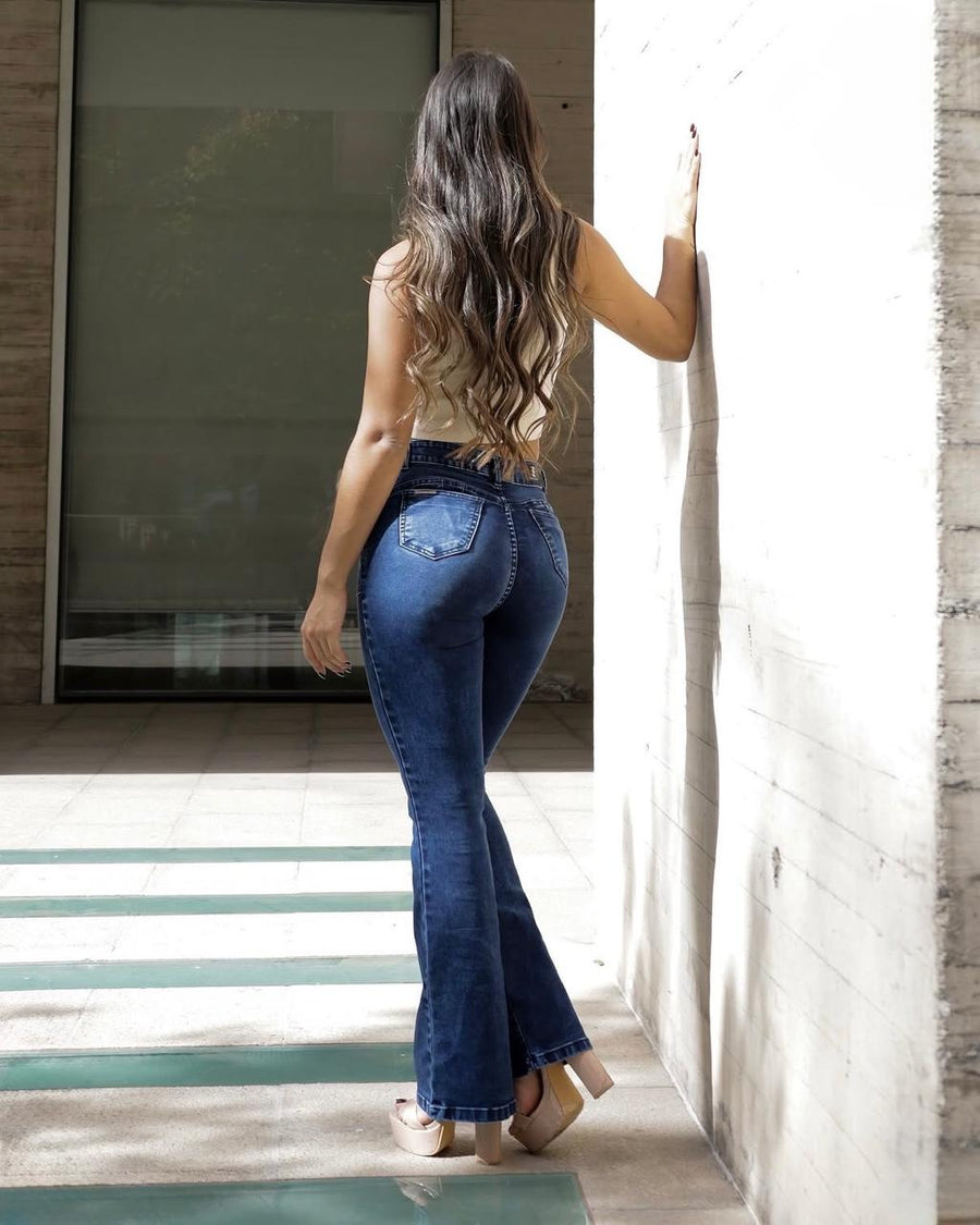 FLARED EVALUNA BLUE EMPO