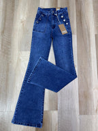 FLARED EVALUNA BLUE EMPO