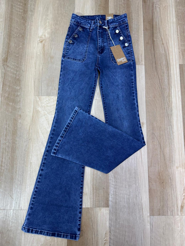 FLARED EVALUNA BLUE EMPO