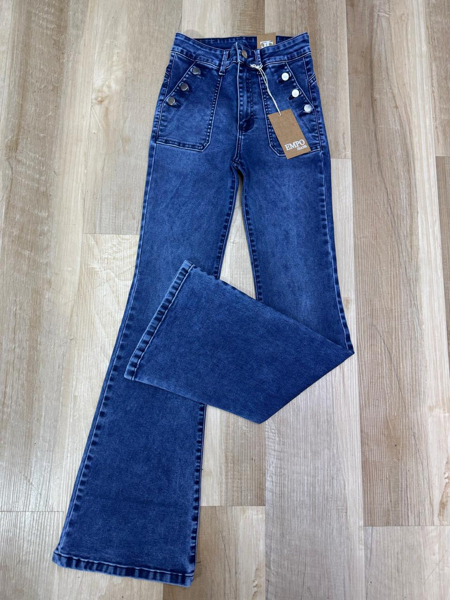 FLARED EVALUNA BLUE EMPO