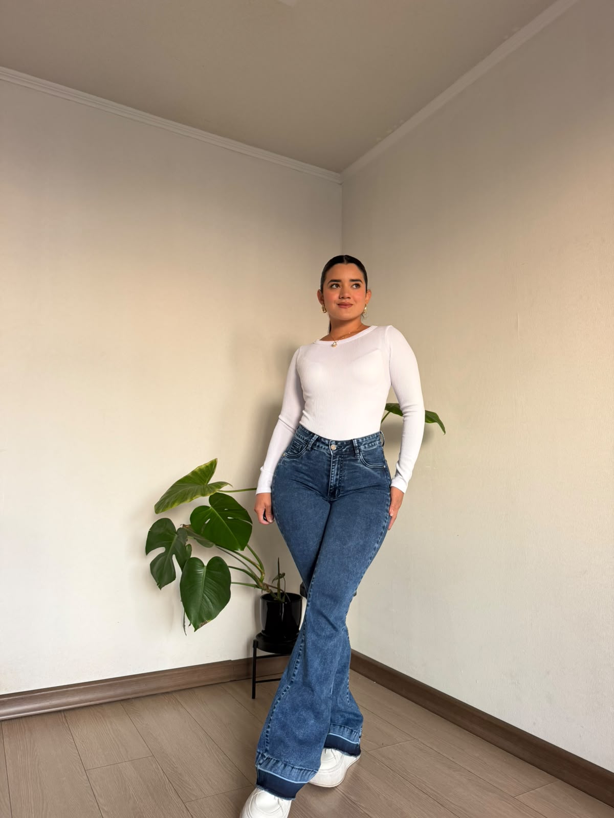 FLARED CHIC AZUL EMPO