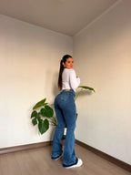 FLARED CHIC AZUL EMPO