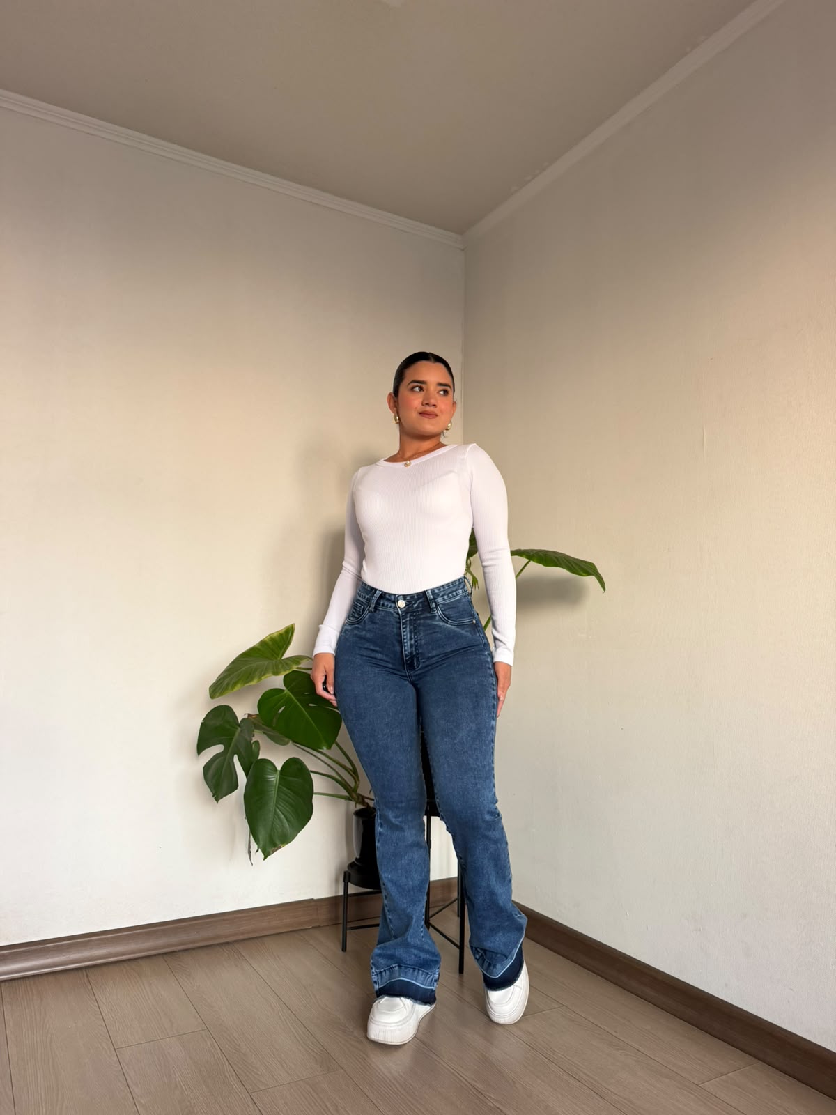 FLARED CHIC AZUL EMPO