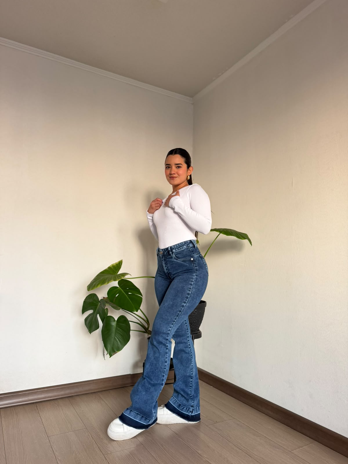 FLARED CHIC AZUL EMPO