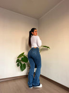 FLARED CHIC AZUL EMPO