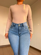 Flared Tachas Diva Celeste