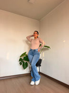Flared Tachas Diva Celeste