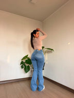 Flared Tachas Diva Celeste