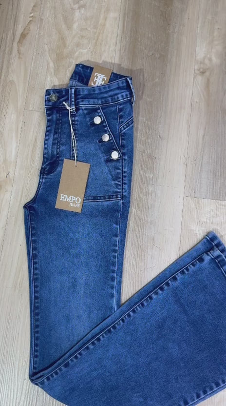 FLARED EVALUNA BLUE EMPO